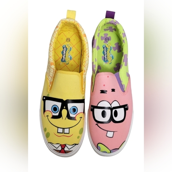 SpongeBob Squarepants Other - SpongeBob SquarePants Sneakers - Yellow and Pink